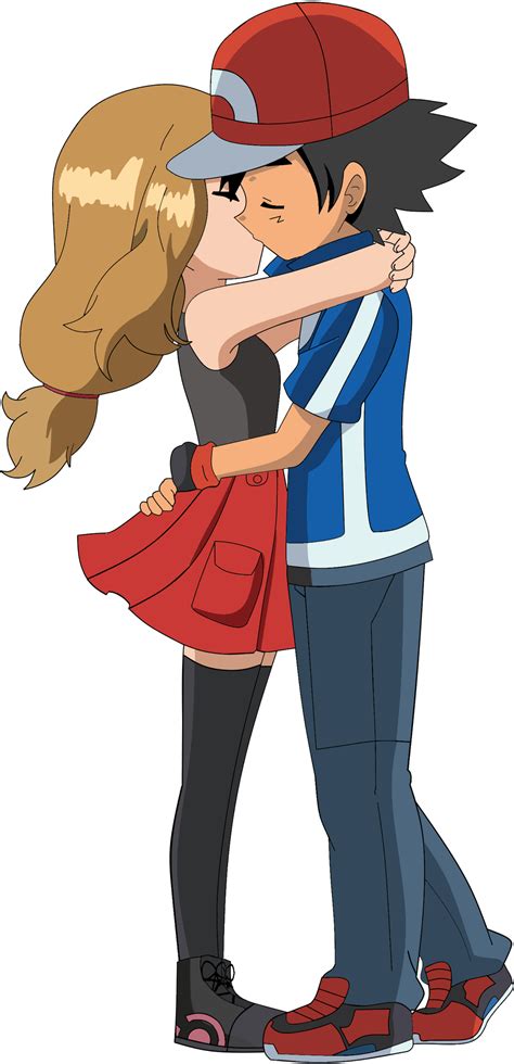 pokemon ash kiss|More.